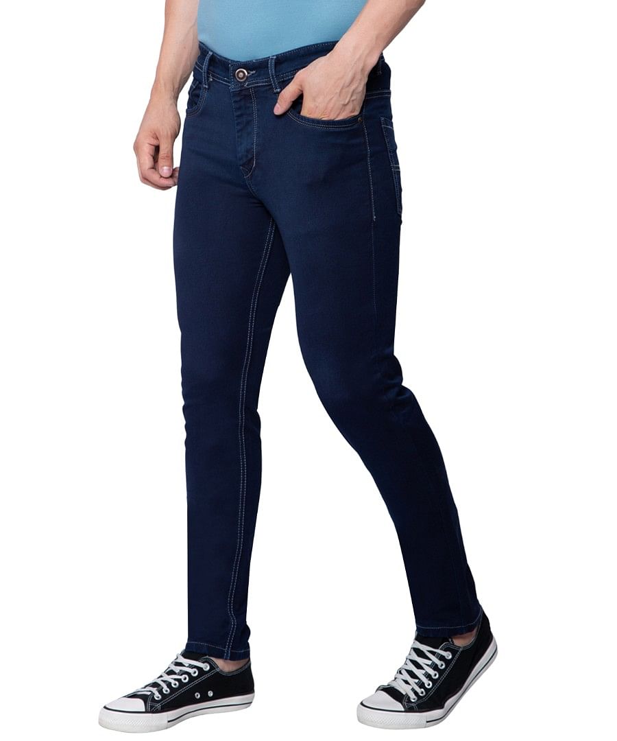 Authenzaa Men Denim jeans SFDJ004 Navy Blue 