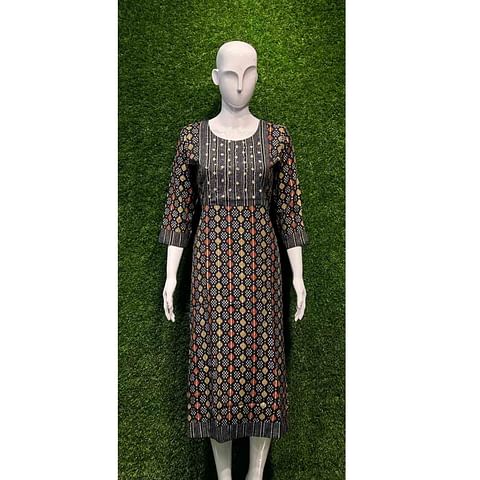 Authenzaa Women Kurti ATKT031 Multi