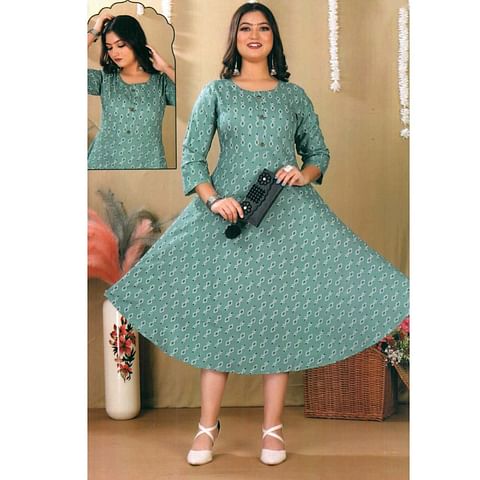 Authenzaa Women Kurti ATKT032 Dusty Pista 