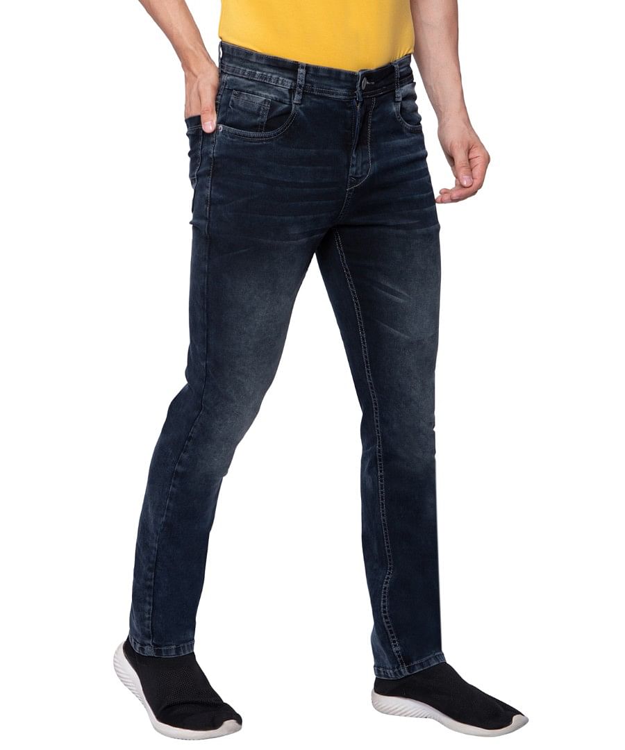 Authenzaa Men Truefit Jeans TFJSF003 Violet Blue 