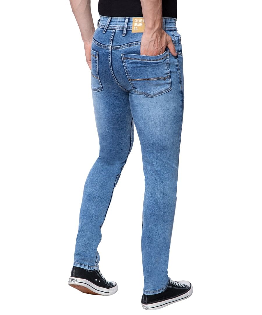 Authenzaa Men Denim jeans SFDJ003 Sky Blue 