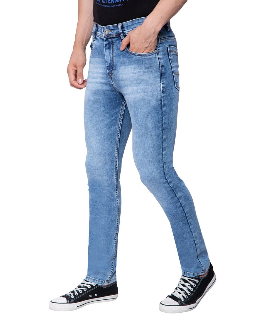 Authenzaa Men Denim jeans SFDJ003 Sky Blue 