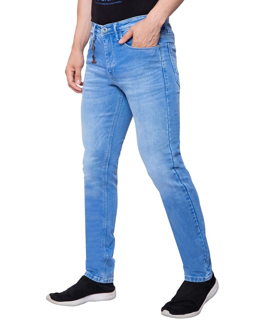 Authenzaa Men Denim jeans SFDJ005 Light Blue 