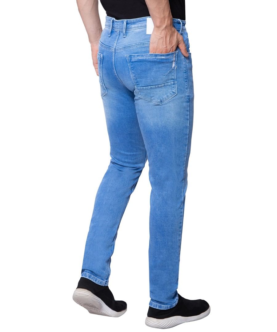 Authenzaa Men Denim jeans SFDJ005 Light Blue 