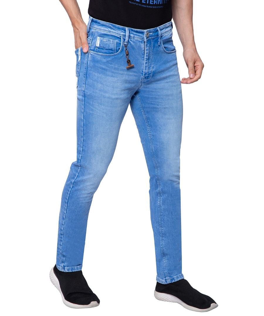 Authenzaa Men Denim jeans SFDJ005 Light Blue 