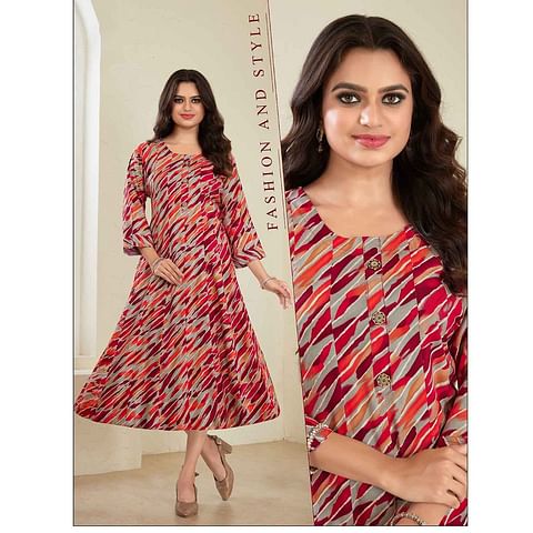 Authenzaa Women Kurti LPKT004 Multi 2 