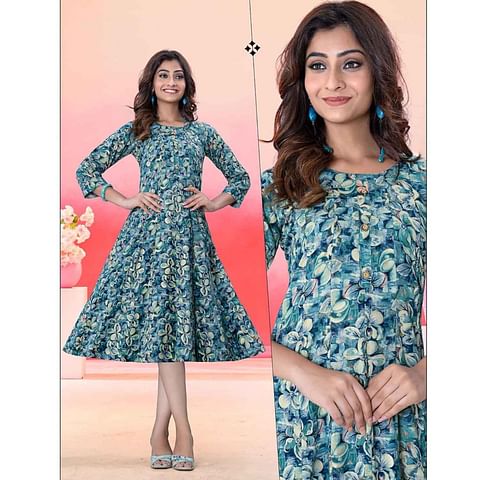 Authenzaa Women Kurti LPKT004 Multi