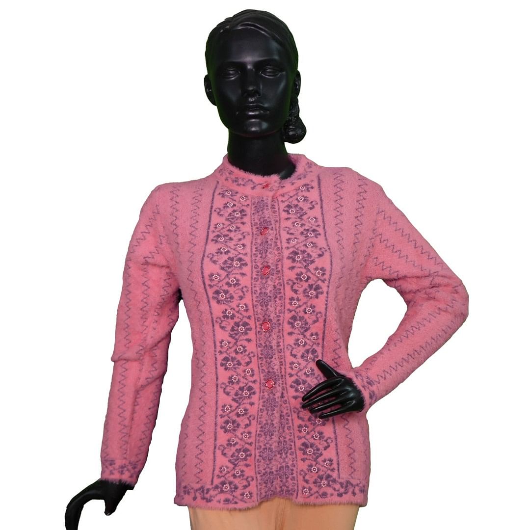 Authenzaa Women Cardigan WCMC006 Pink 