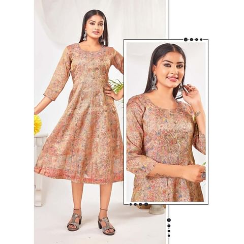 Authenzaa Women Kurti AFKT020 Multi 2