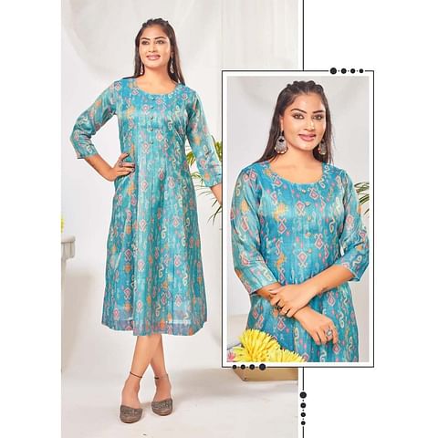 Authenzaa Women Kurti AFKT020 Multi