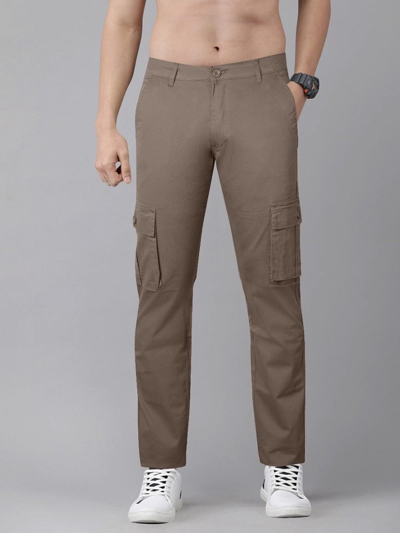 Authenzaa Men Cargo Pant 4SCP004 Beige 