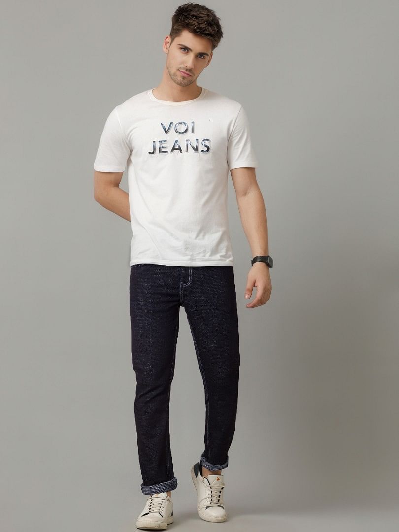 Authenzaa Men Denim Jeans SFDJ011 Dark Blue 