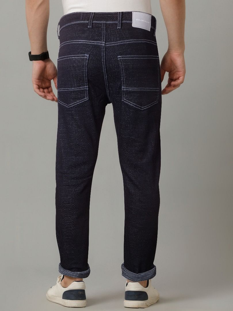 Authenzaa Men Denim Jeans SFDJ011 Dark Blue 