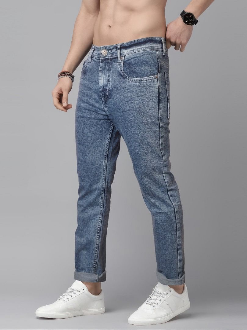 Authenzaa Men Denim Jeans SFDJ013 Blue 