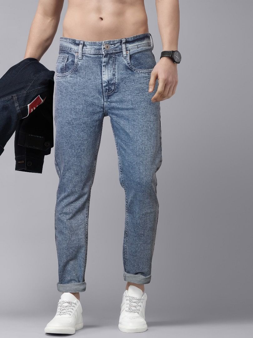 Authenzaa Men Denim Jeans SFDJ013 Blue 