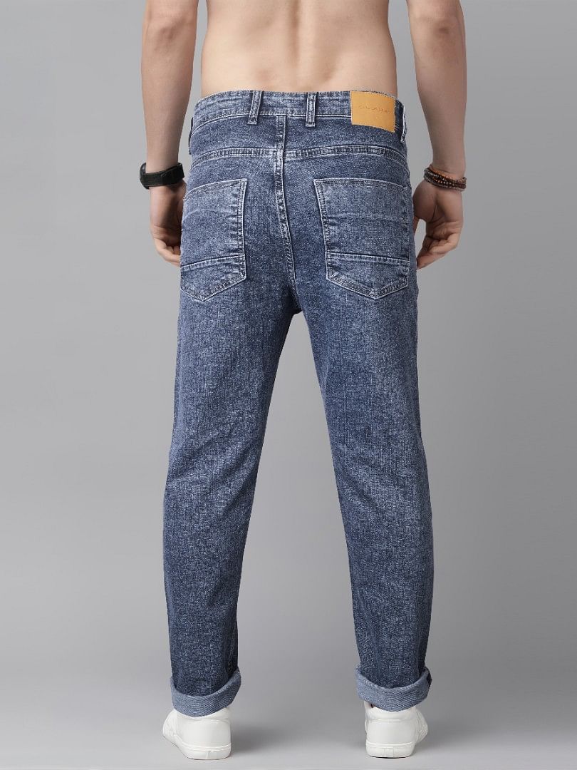 Authenzaa Men Denim Jeans SFDJ014 Grey 