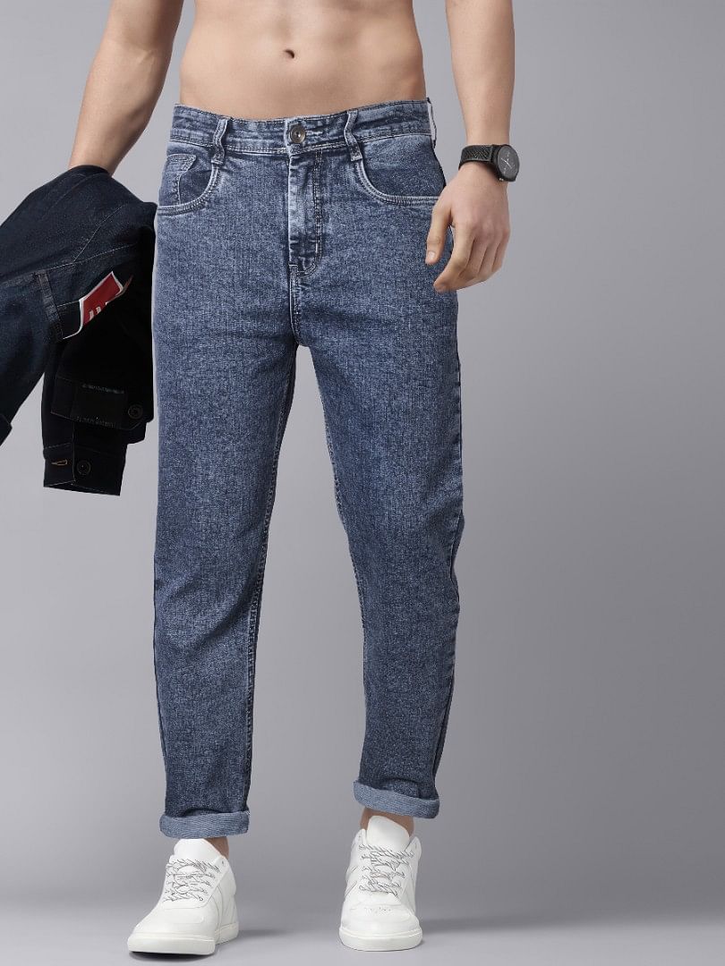 Authenzaa Men Denim Jeans SFDJ014 Grey 