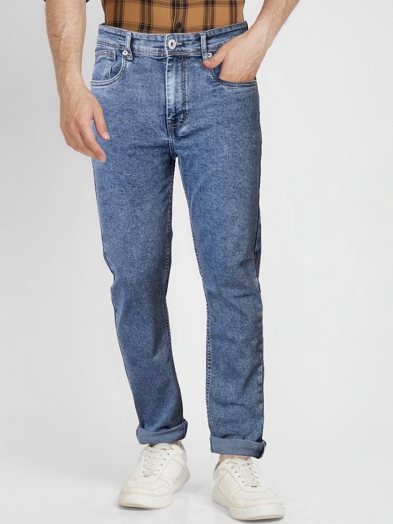 Authenzaa Men Denim Jeans SFDJ015 Blue 