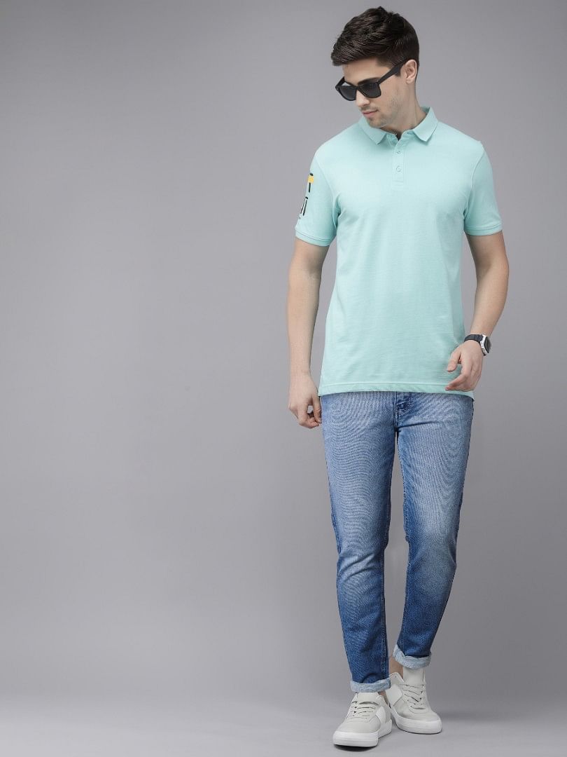 Authenzaa Men Denim Jeans SFDJ017 Blue 