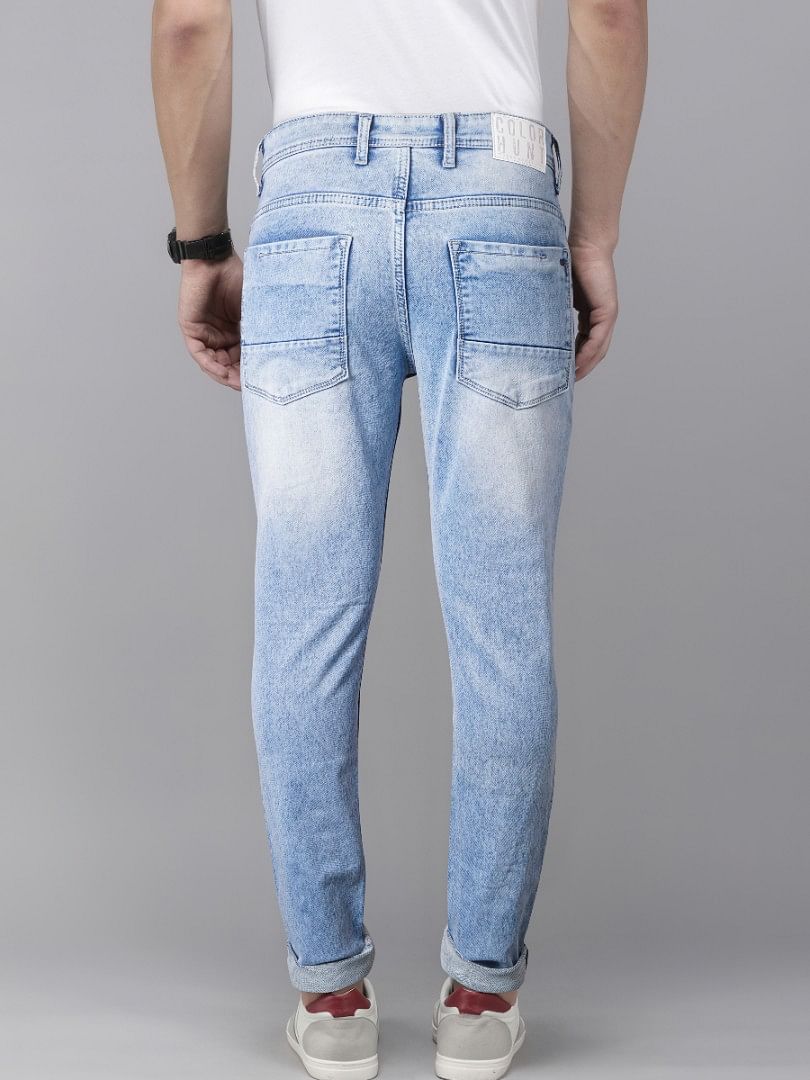 Authenzaa Men Denim Jeans SFDJ017 Light Blue 