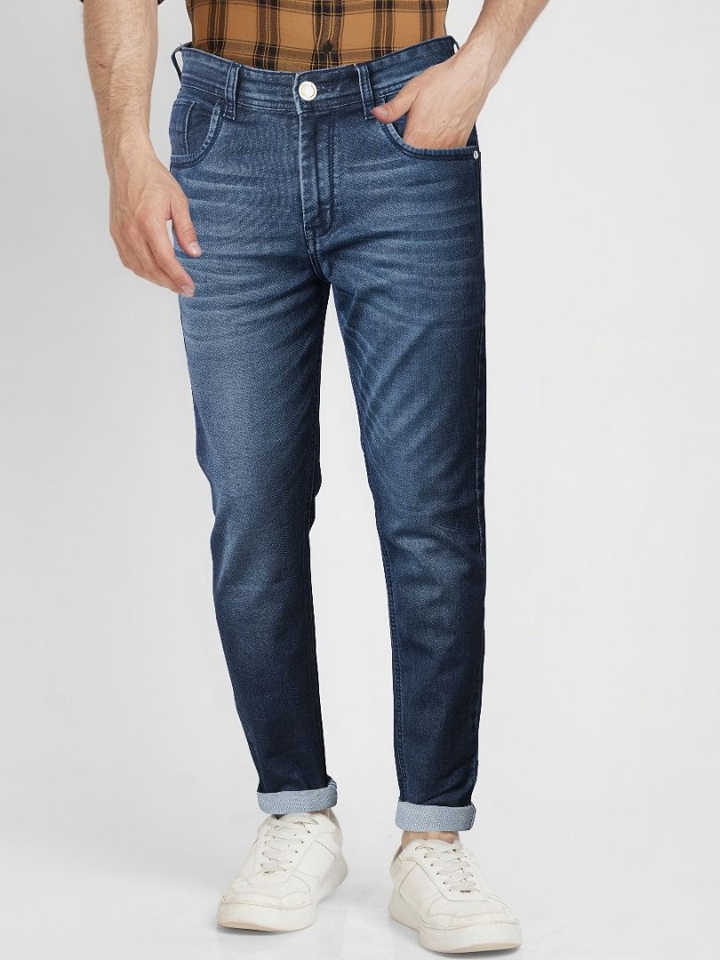 Authenzaa Men Denim Jeans SFDJ018 Blue 