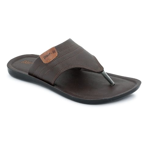 Pair-it Men PU \Slipper DICTION100 Brown