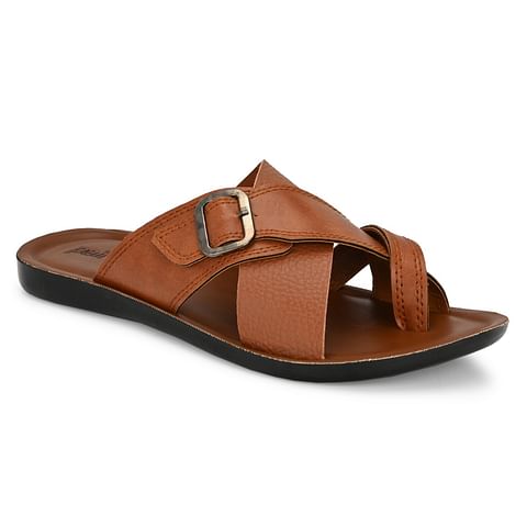 Pair-it Men PU Slipper DICTION104 Tan