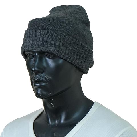 Authenzaa Men Winter Cap SCHWC004 Grey 