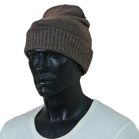 Authenzaa Men Winter Cap SCHWC004 Brown 
