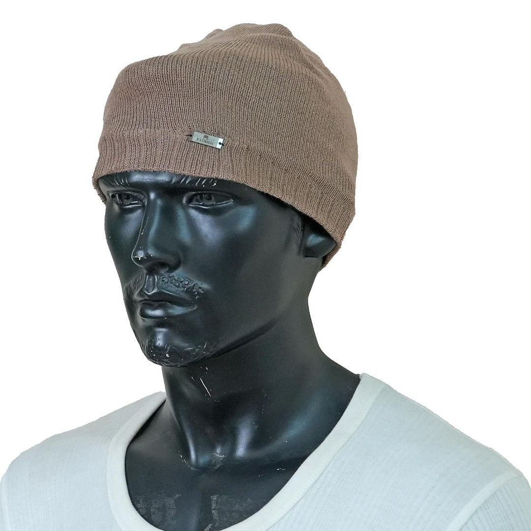 Authenzaa Men Winter Cap SCHWC005 Peanut 