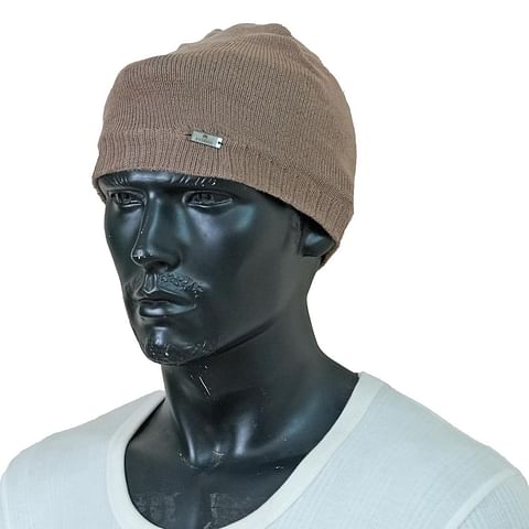 Authenzaa Men Winter Cap SCHWC005 Peanut 