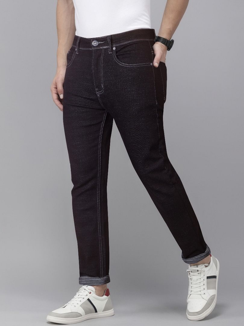 Authenzaa Men Denim Jeans SFDJ011 Black 