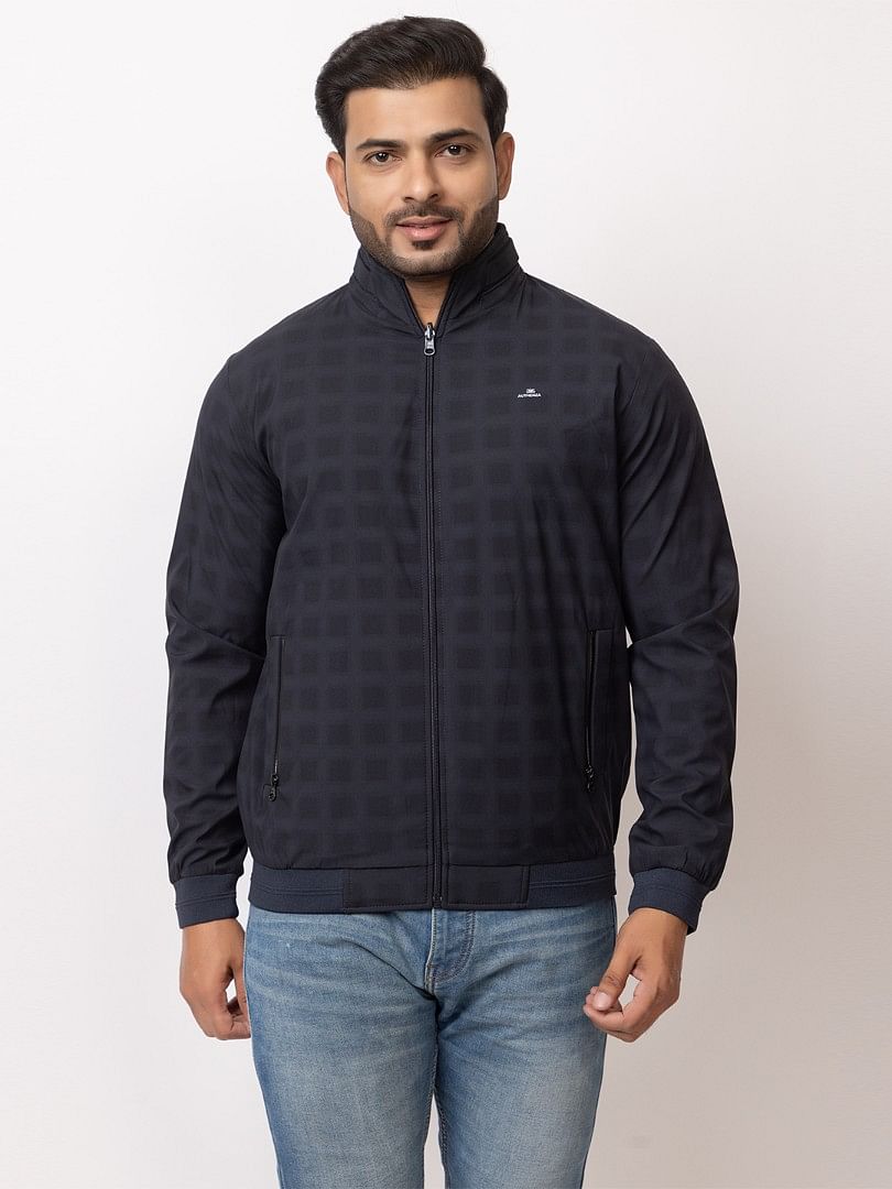 Men Light Weight Winter Jacket MILJ016 Navy