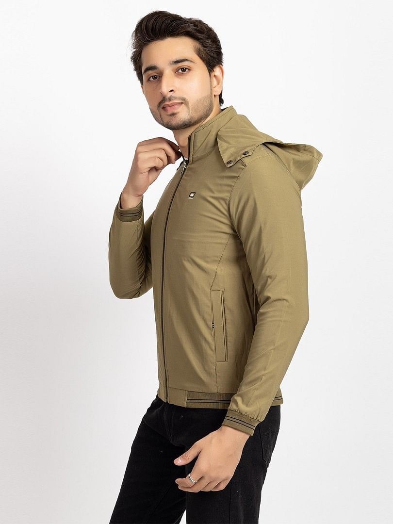 Men Light Weight Winter Jacket MILJ021 Fuse Green