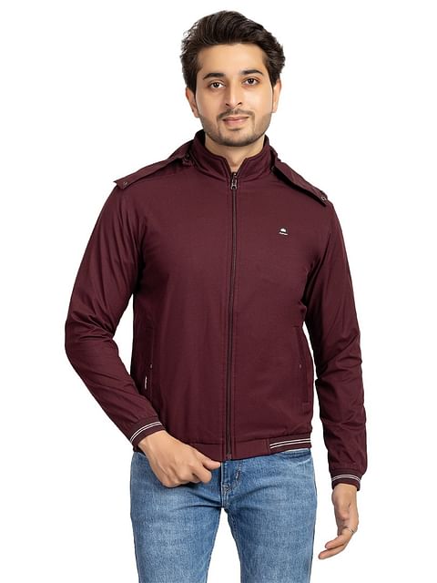 Men Light Weight Winter Jacket MILJ021 Wine
