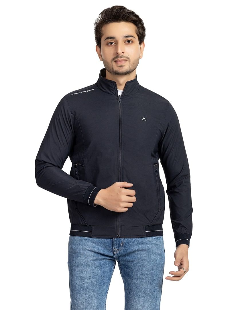 Men Light Weight Winter Jacket MILJ020 Dark Navy