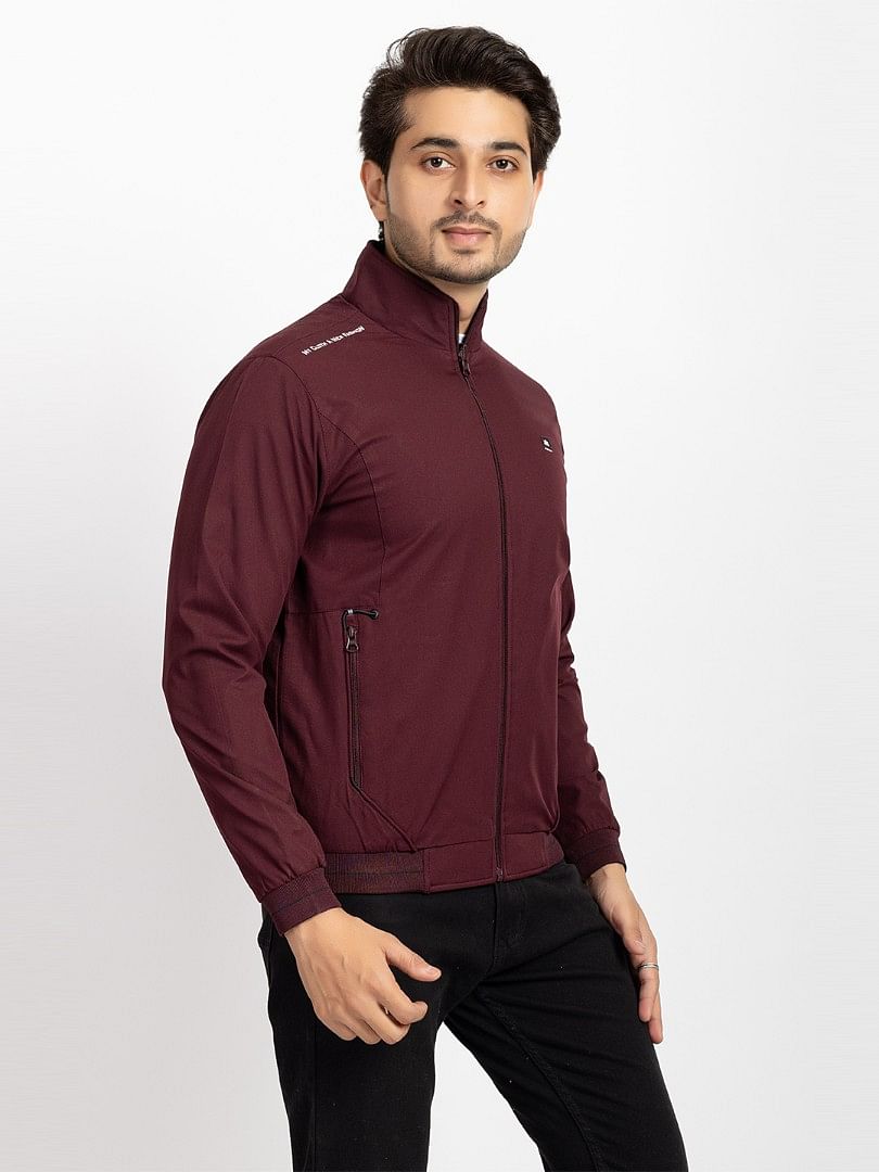 Men Light Weight Winter Jacket MILJ020 Wine