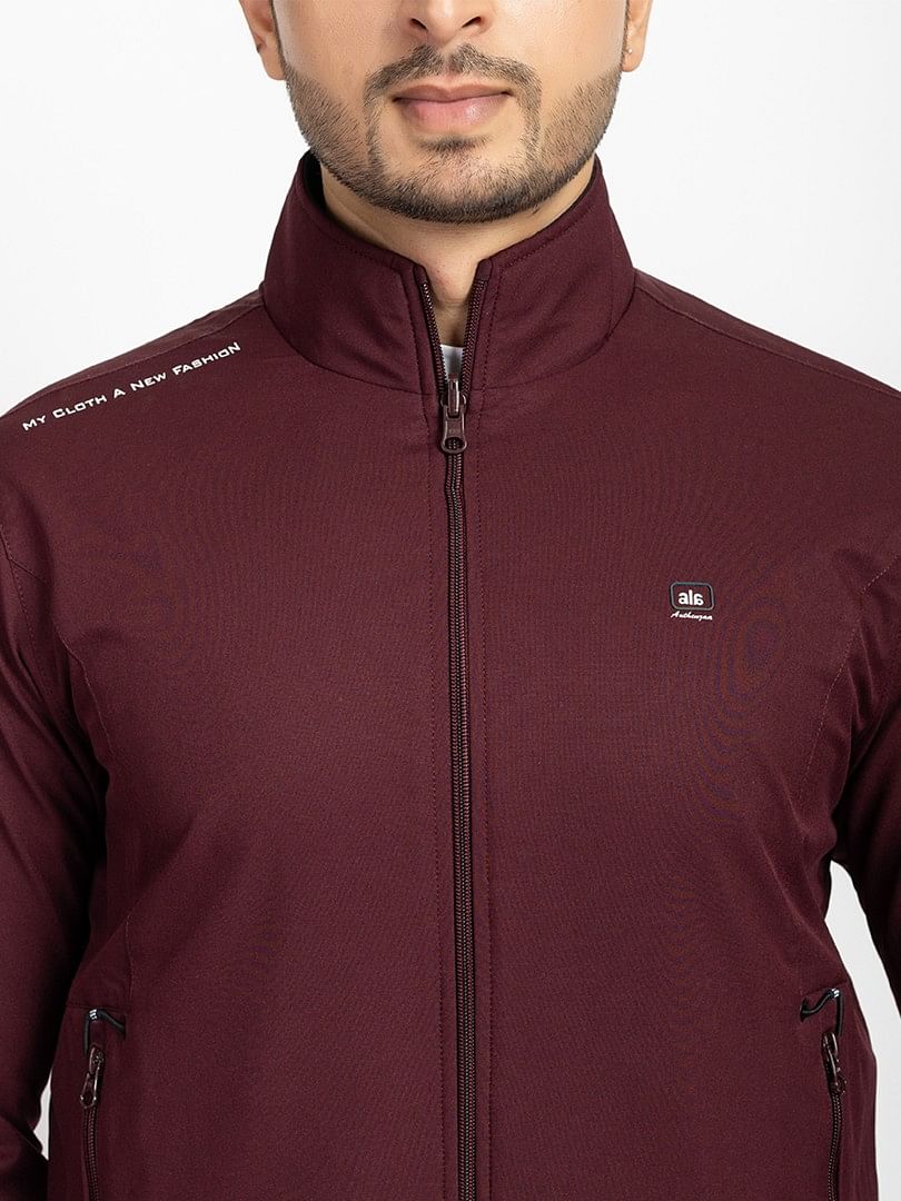 Men Light Weight Winter Jacket MILJ020 Wine