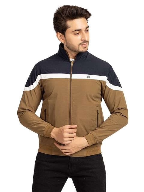 Men Light Weight Winter Jacket MILJ019 Dark Mouse
