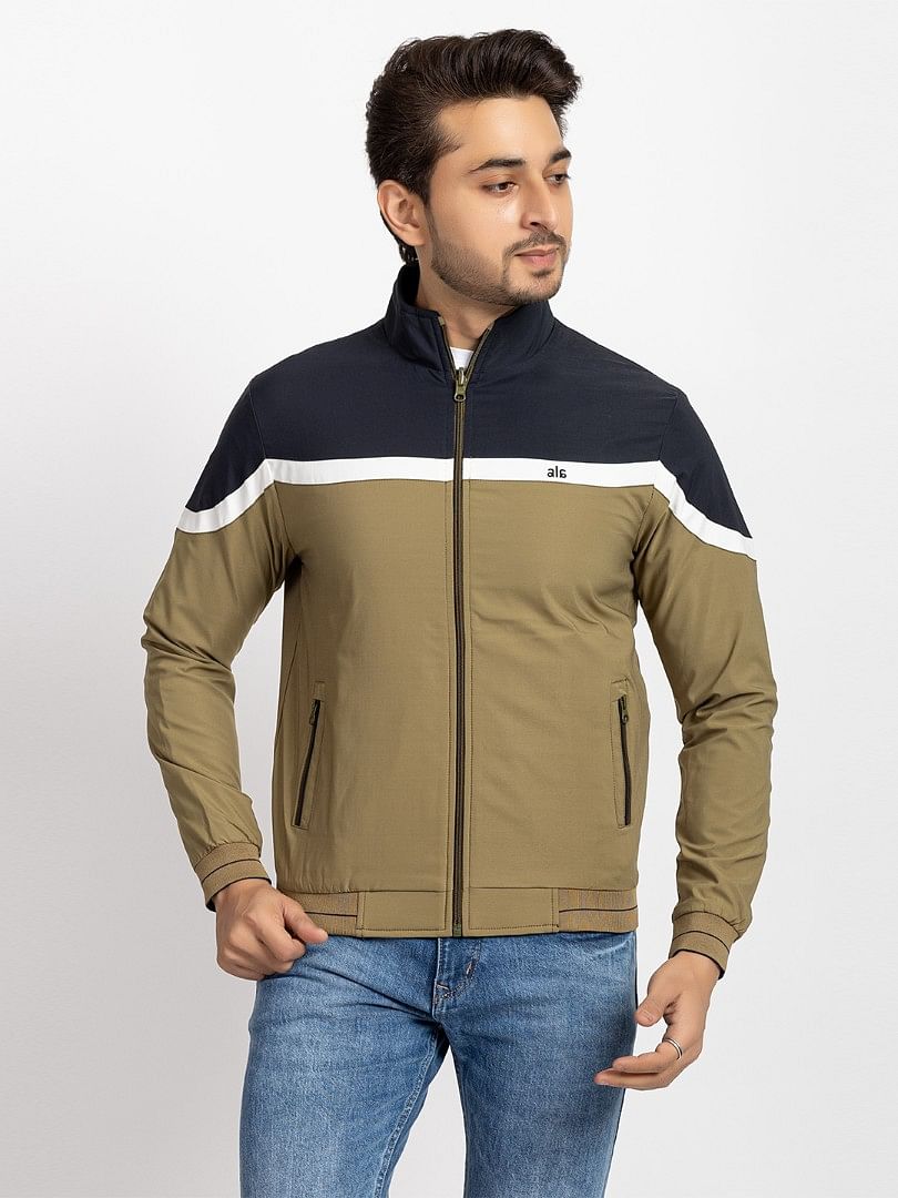 Men Light Weight Winter Jacket MILJ019 Forest Green