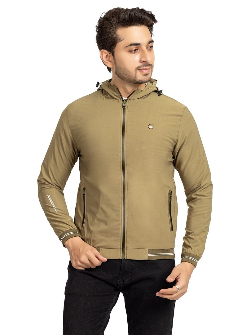 Men Light Weight Winter Jacket MILJ018 Forest Green