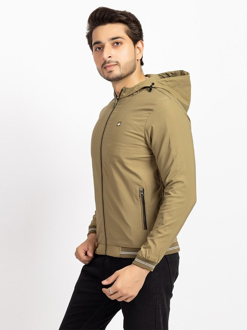 Men Light Weight Winter Jacket MILJ018 Forest Green