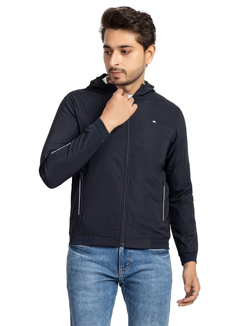 Men Light Weight Winter Jacket MILJ018 Dark Navy