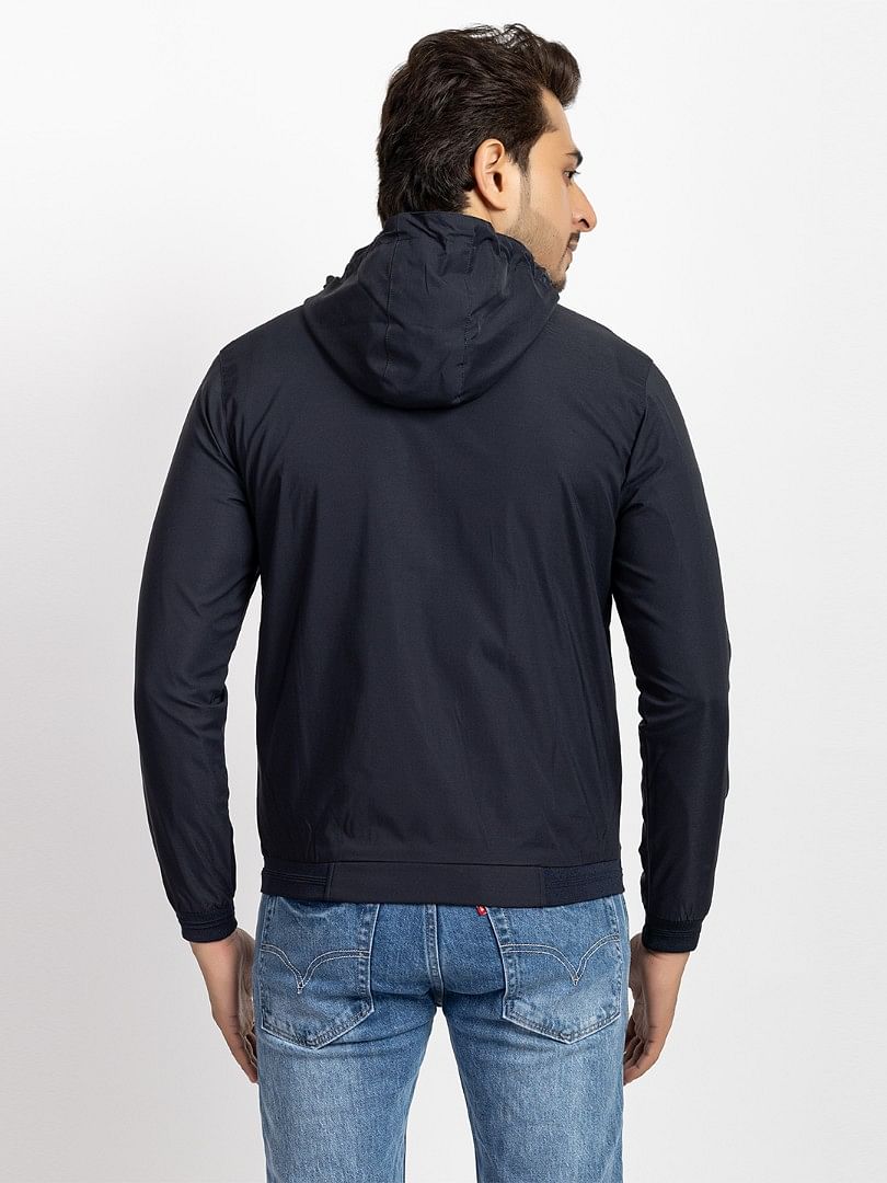 Men Light Weight Winter Jacket MILJ018 Dark Navy