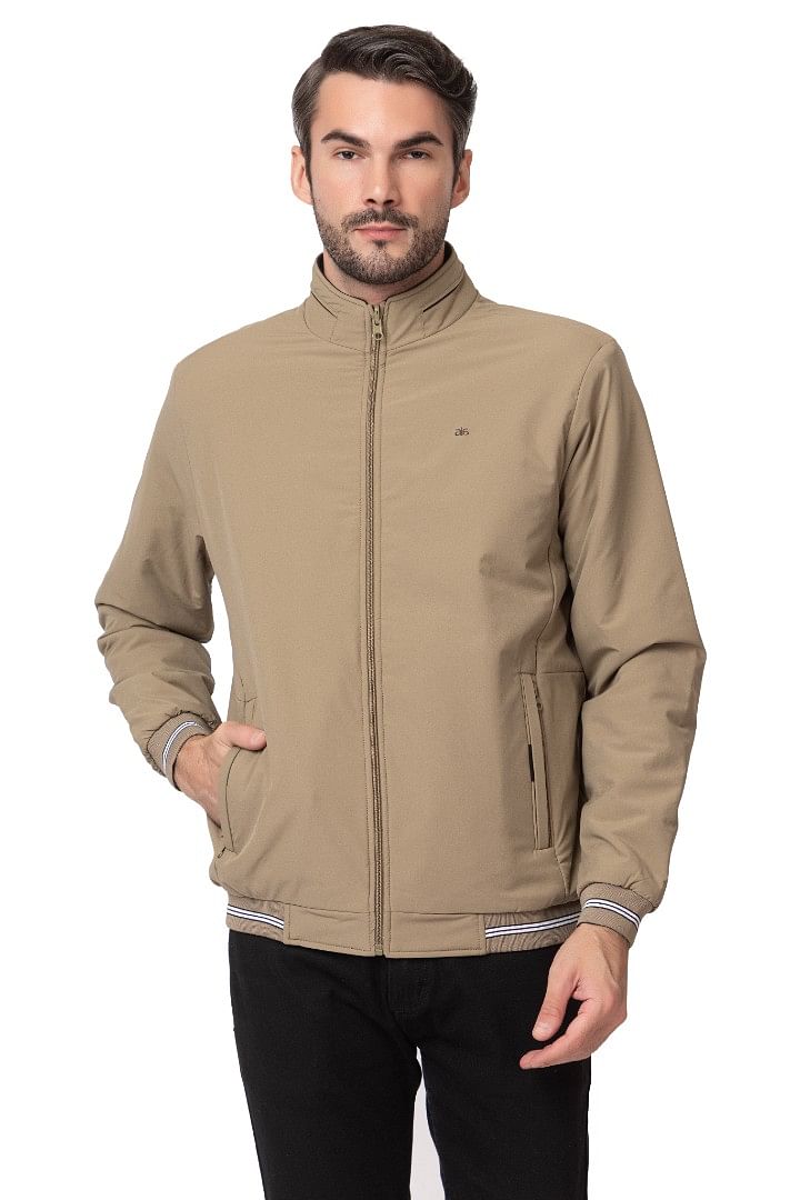 Authenzaa Men Winter Jacket MIFJ002 Khakhi 