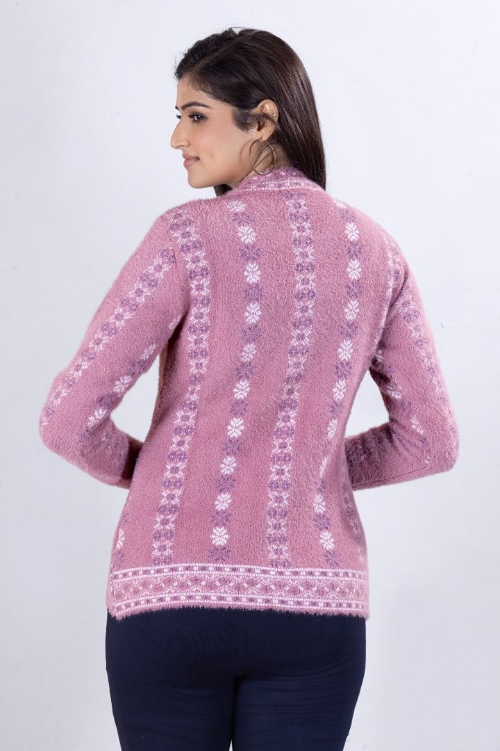 Authenzaa Women Cardigan WCMC008 Lavender 