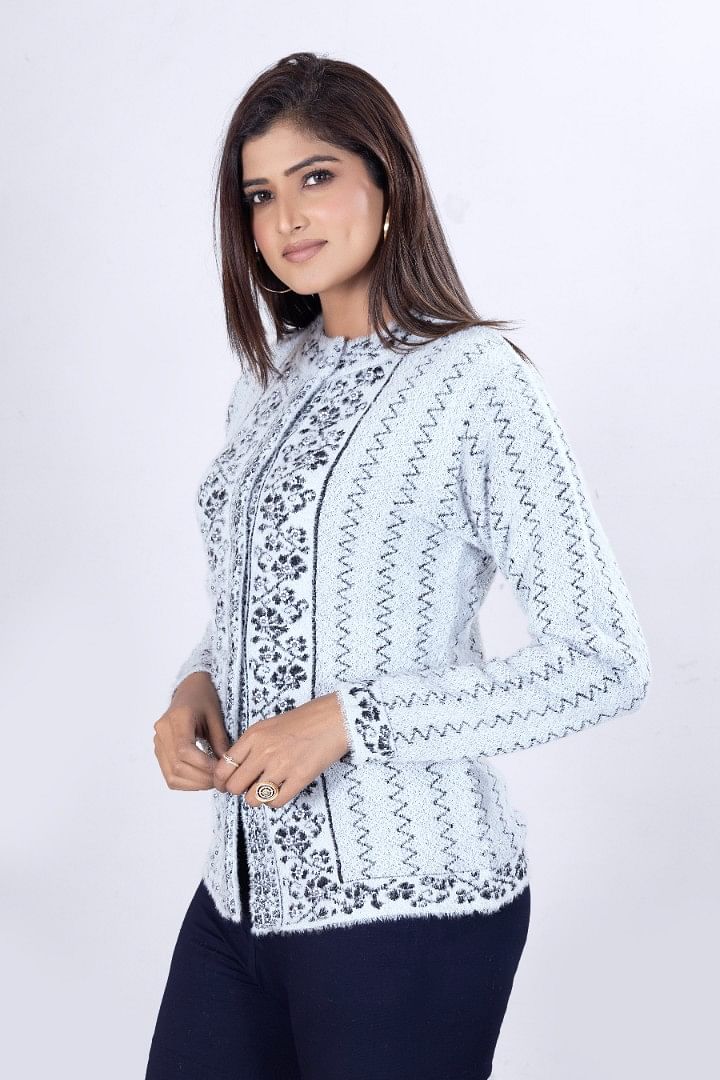 Authenzaa Women Cardigan WCMC023 Multi 