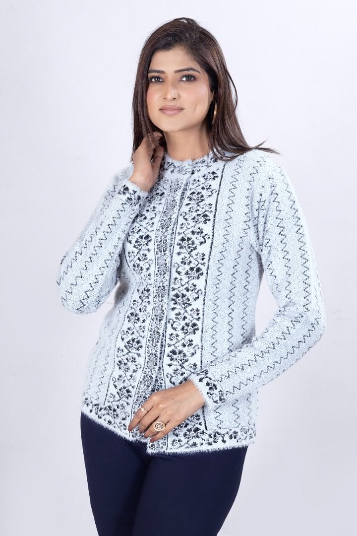 Authenzaa Women Cardigan WCMC023 Multi 