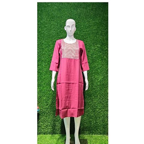 Authenzaa Women Kurti ATKT031  Falsa 