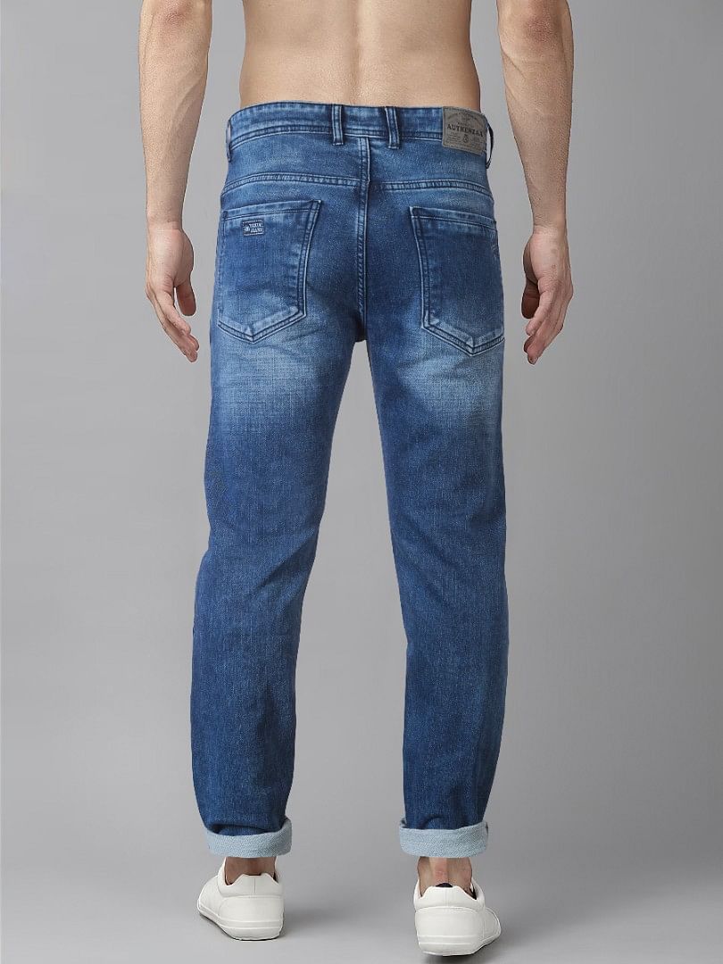 Authenzaa Men Truefit Jeans TFJ4S021 Light Blue 